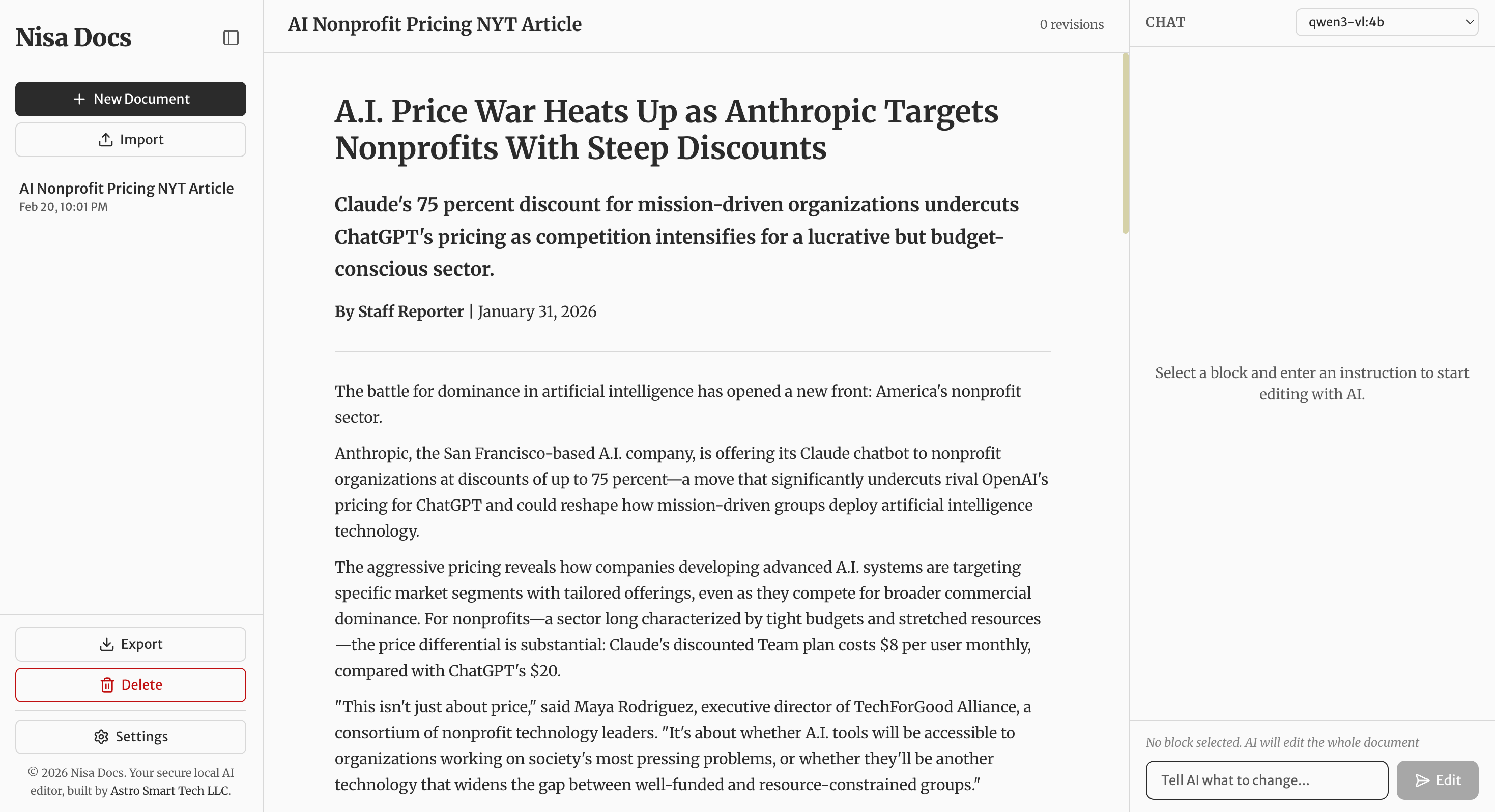 Data points on top of landscape